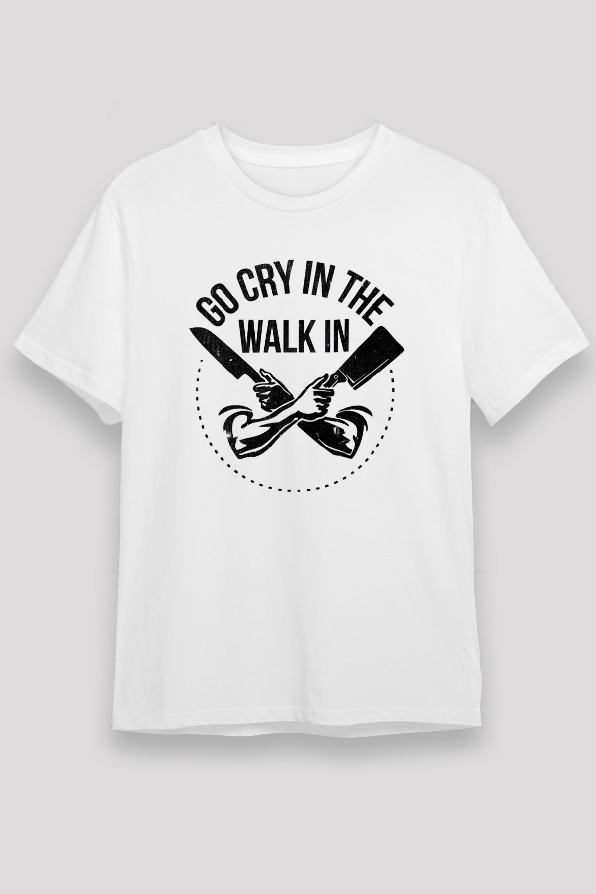 Aşçı Beyaz Unisex Tişört T-Shirt - TişörtFabrikası