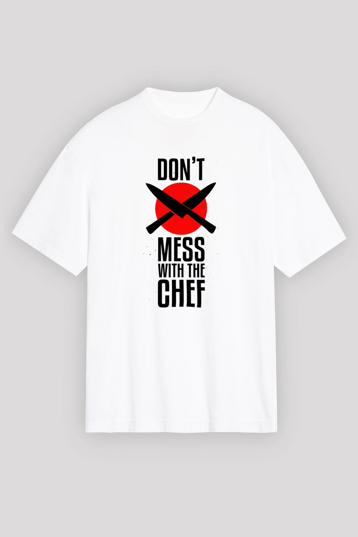 Aşçı Beyaz Unisex Tişört T-Shirt - TişörtFabrikası