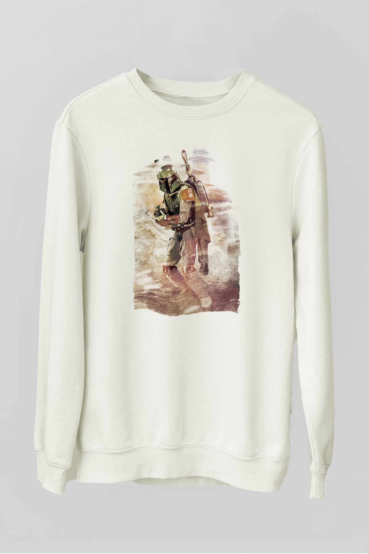 Asker Beyaz Unisex Sweatshirt