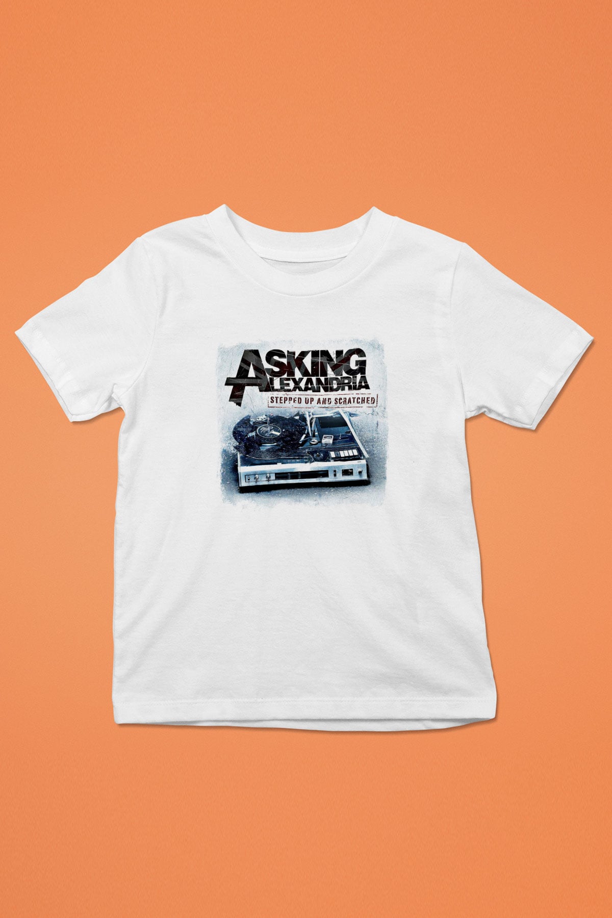 Asking Alexandria Baskılı Unisex Beyaz Çocuk Tişört