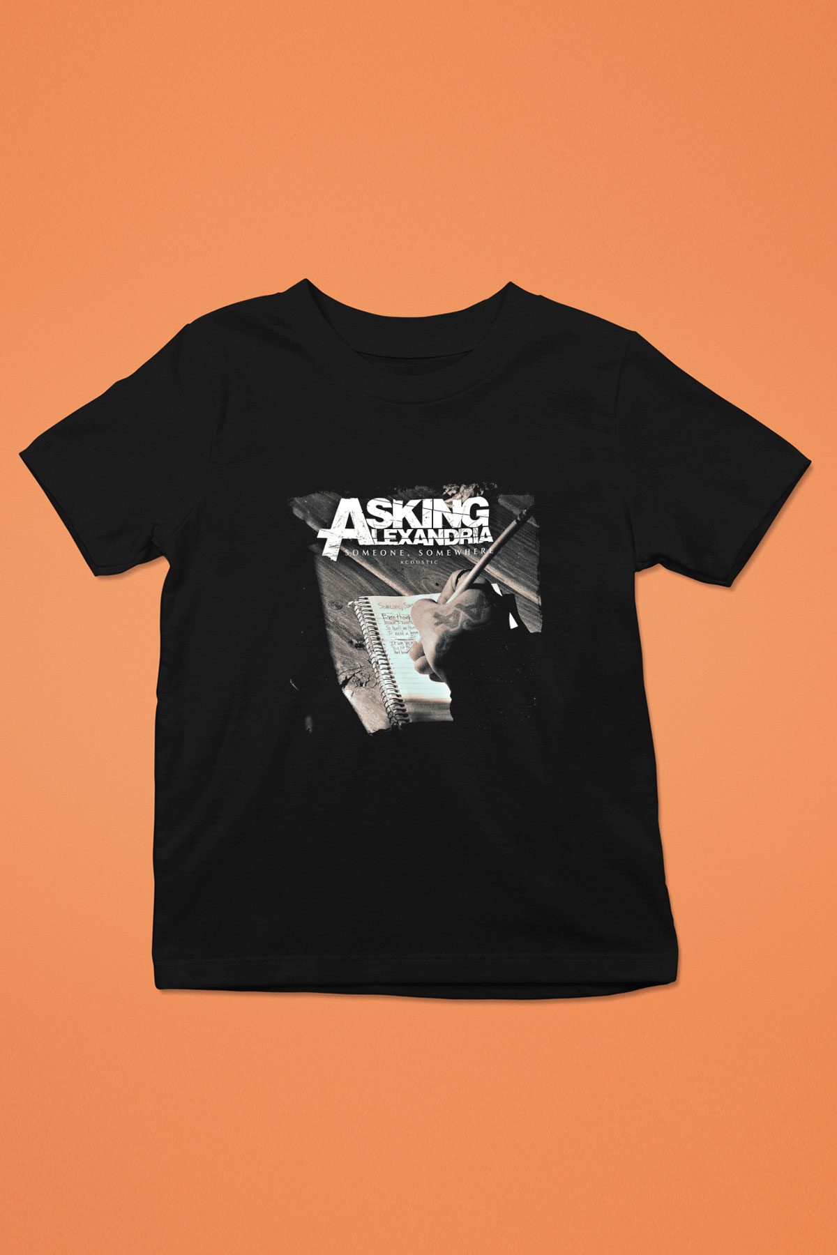 Asking Alexandria Baskılı Unisex Siyah Çocuk Tişört