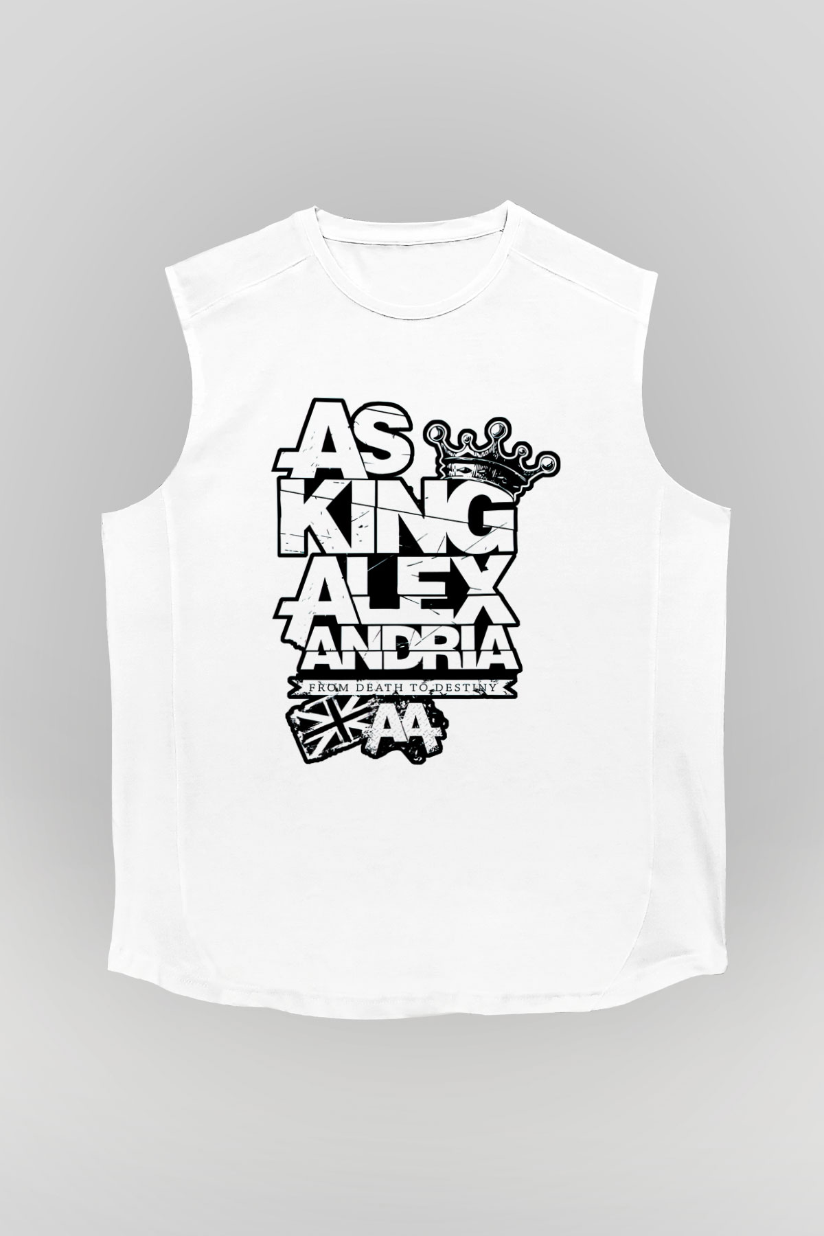 Asking Alexandria Beyaz Unisex Kolsuz Tişört