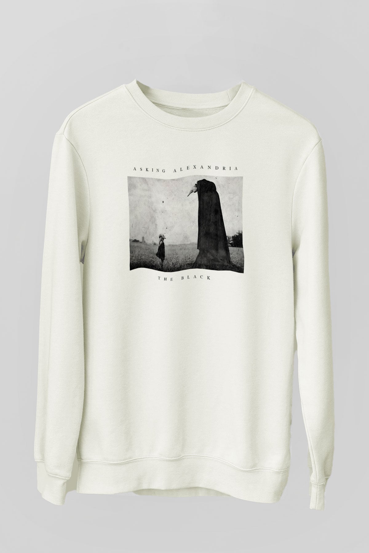 Asking Alexandria Beyaz Unisex Sweatshirt