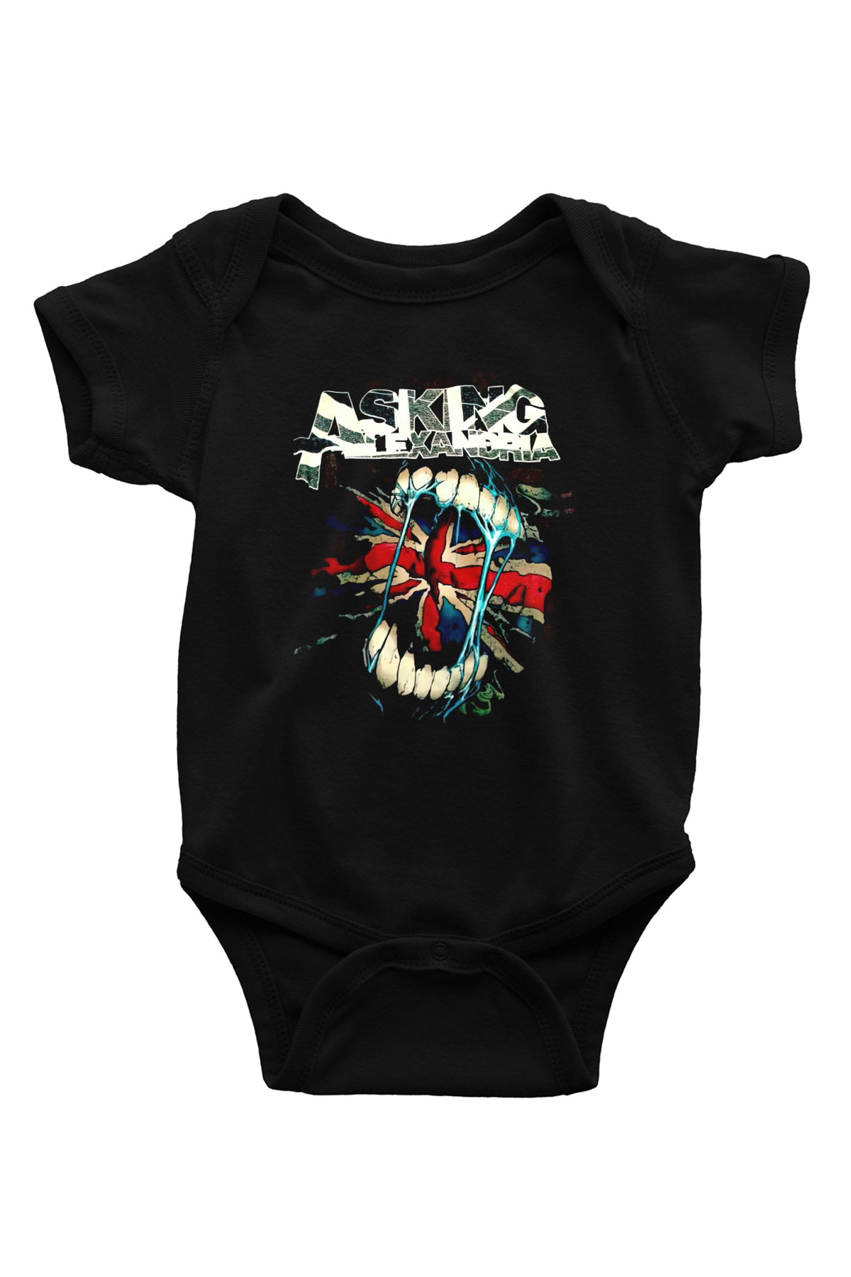 Asking Alexandria Siyah Bebek Body - Zıbın