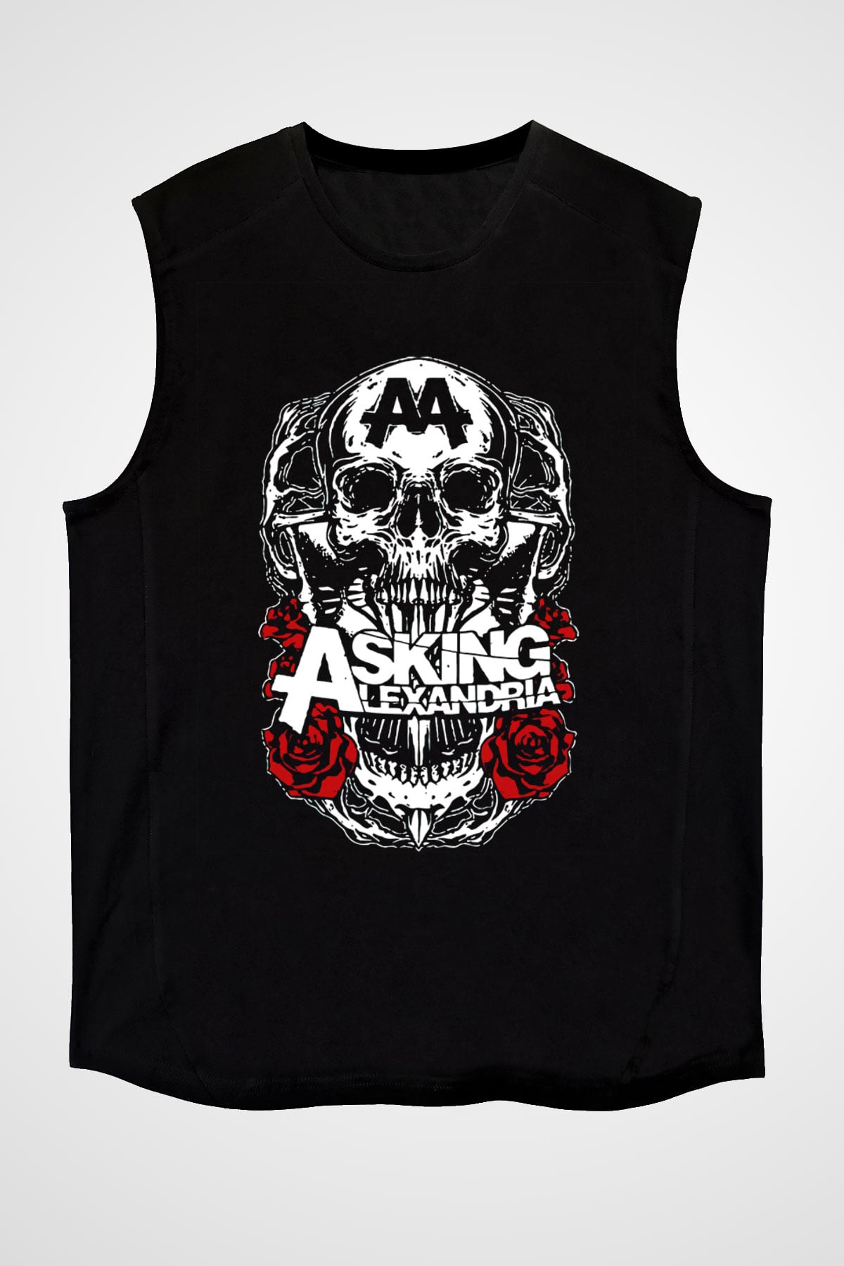 Asking Alexandria Siyah Unisex Kolsuz Tişört