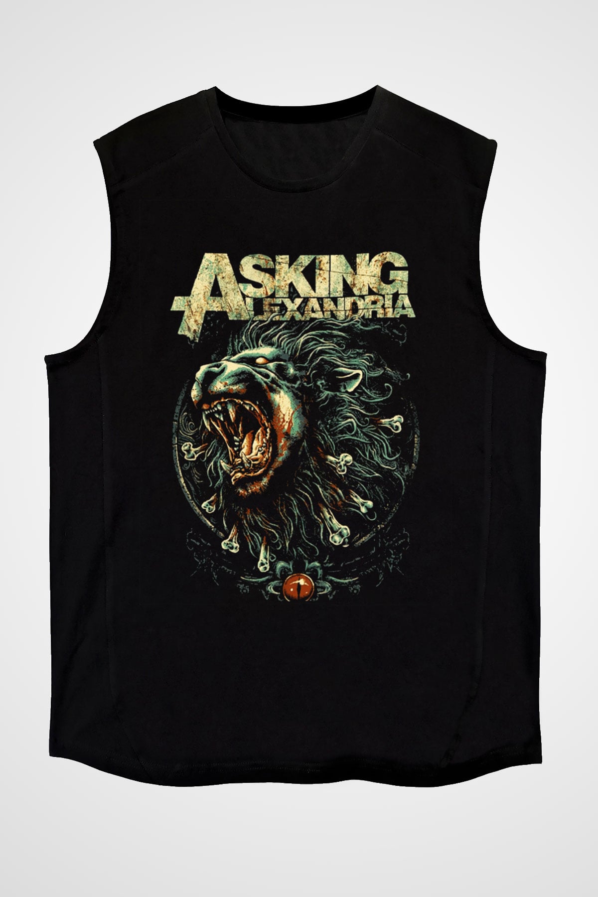 Asking Alexandria Siyah Unisex Kolsuz Tişört