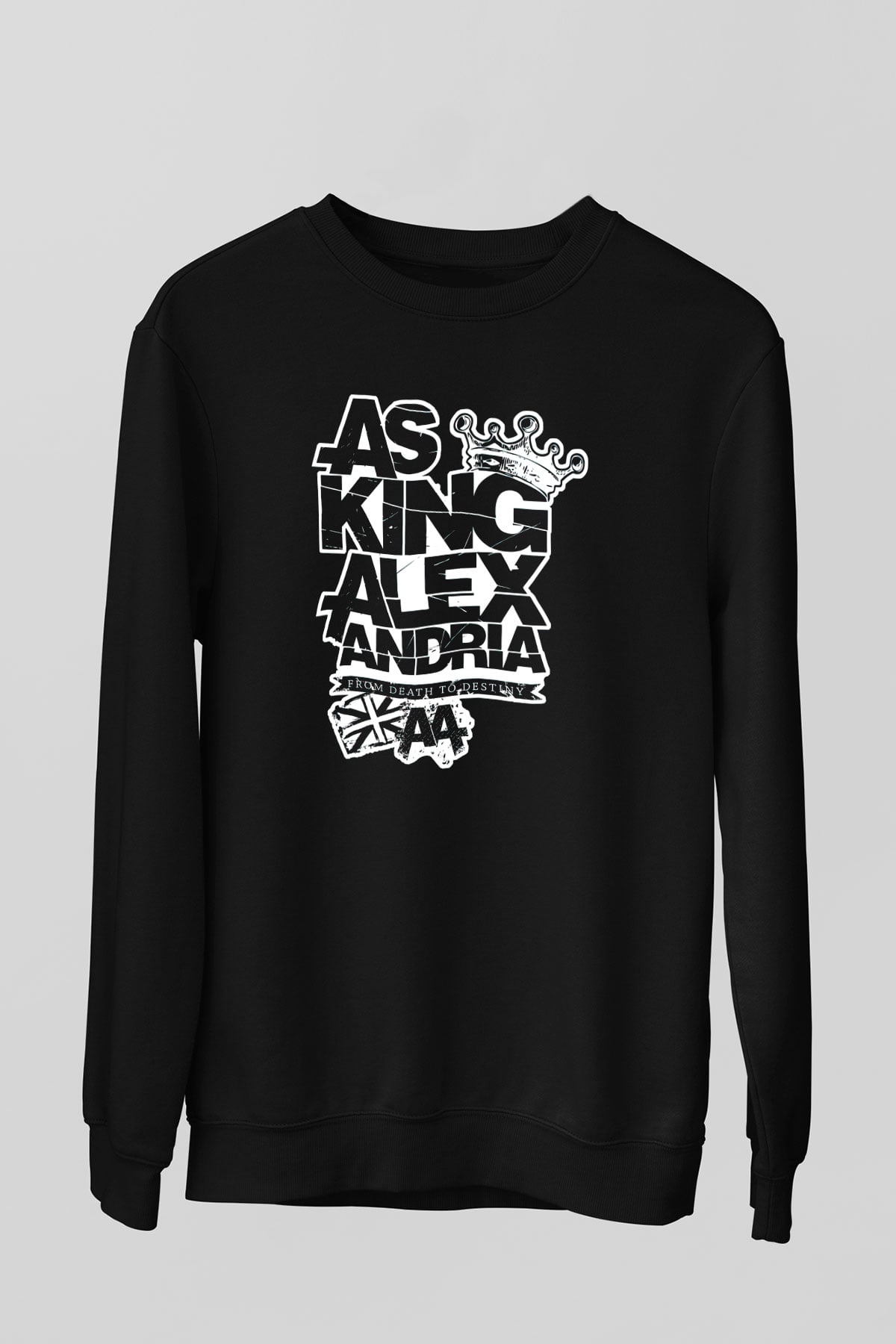 Asking Alexandria Siyah Unisex Sweatshirt
