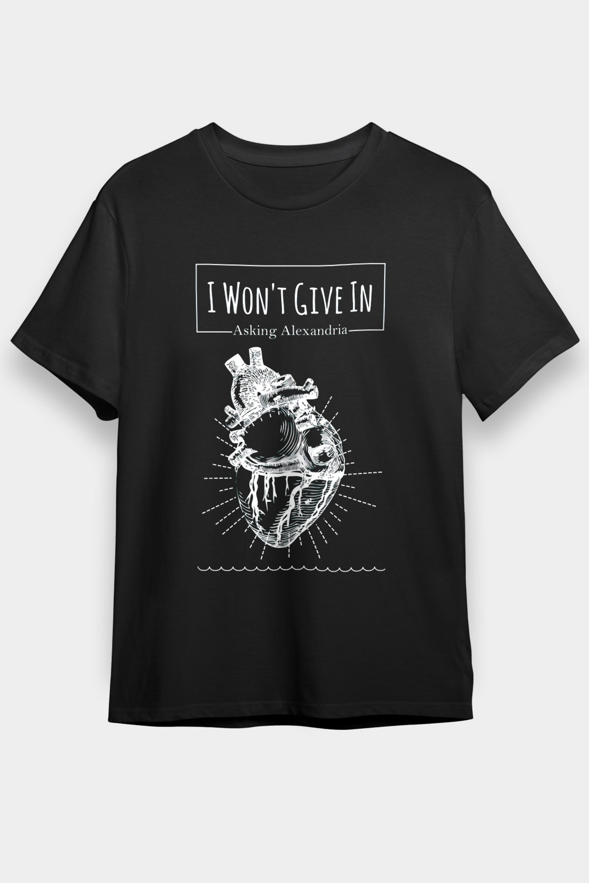 Asking Alexandria Siyah Unisex Tişört T-Shirt - TişörtFabrikası