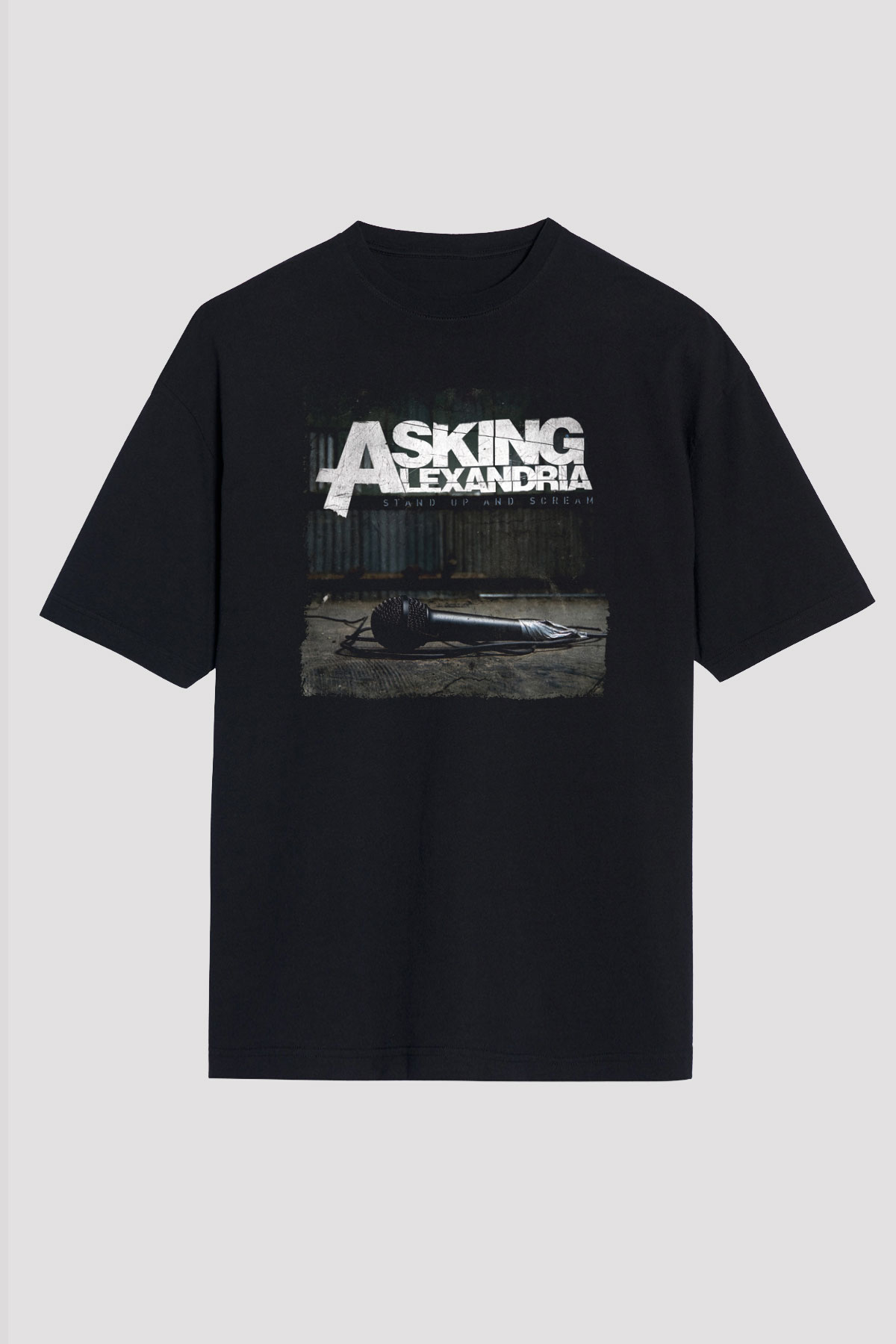 Asking Alexandria Siyah Unisex Tişört T-Shirt - TişörtFabrikası
