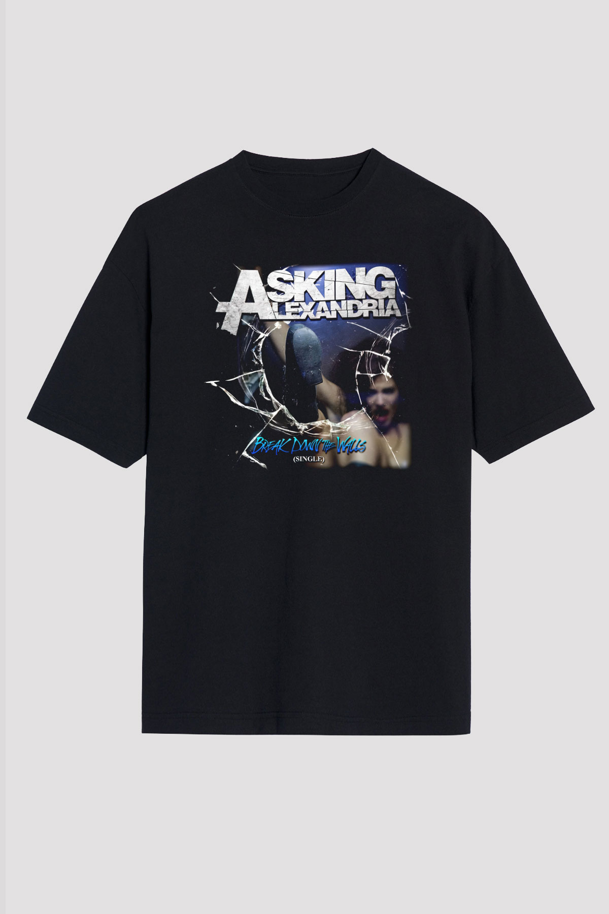 Asking Alexandria Siyah Unisex Tişört T-Shirt - TişörtFabrikası