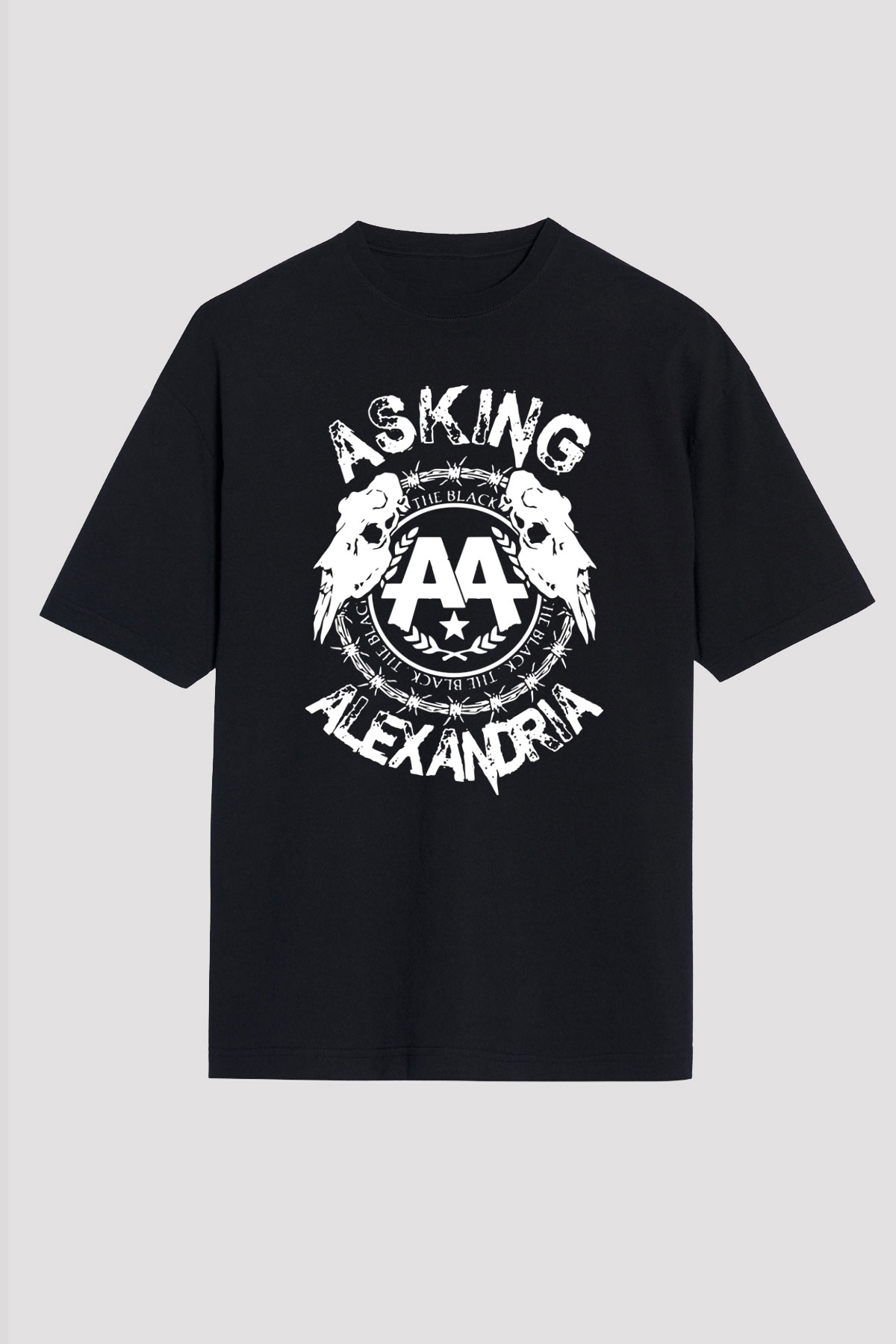 Asking Alexandria Siyah Unisex Tişört T-Shirt - TişörtFabrikası