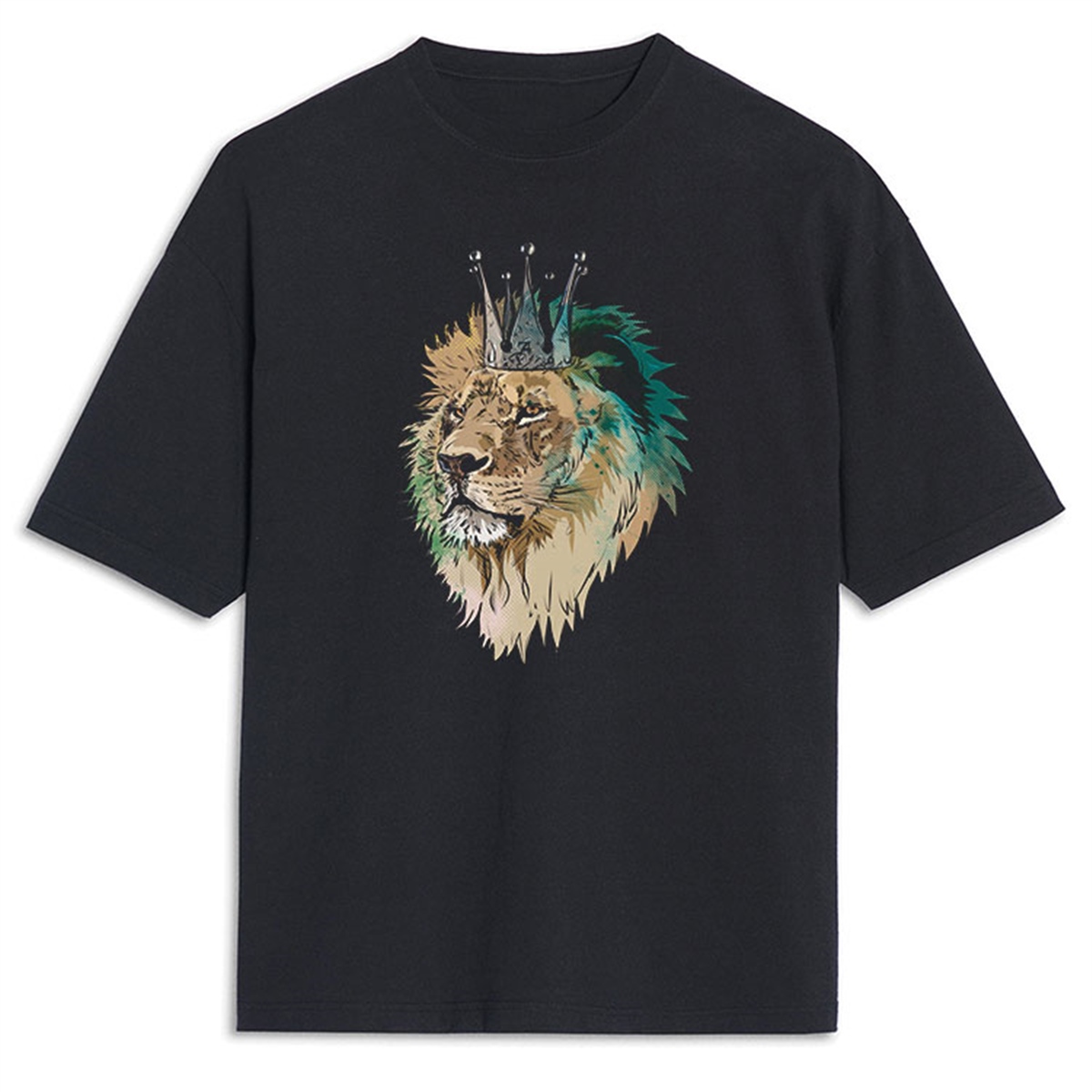 Aslan Oversize Tişört Oversize T-Shirt OSS1533