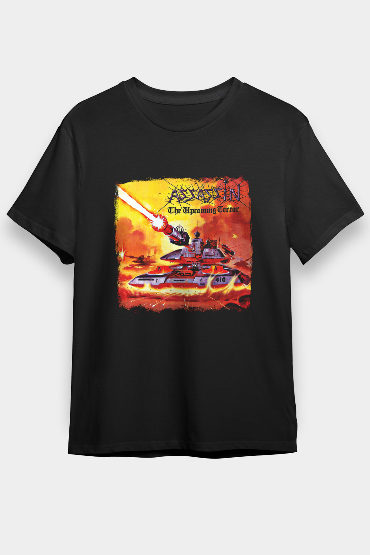Assassin Baskılı Unisex Siyah Tişört