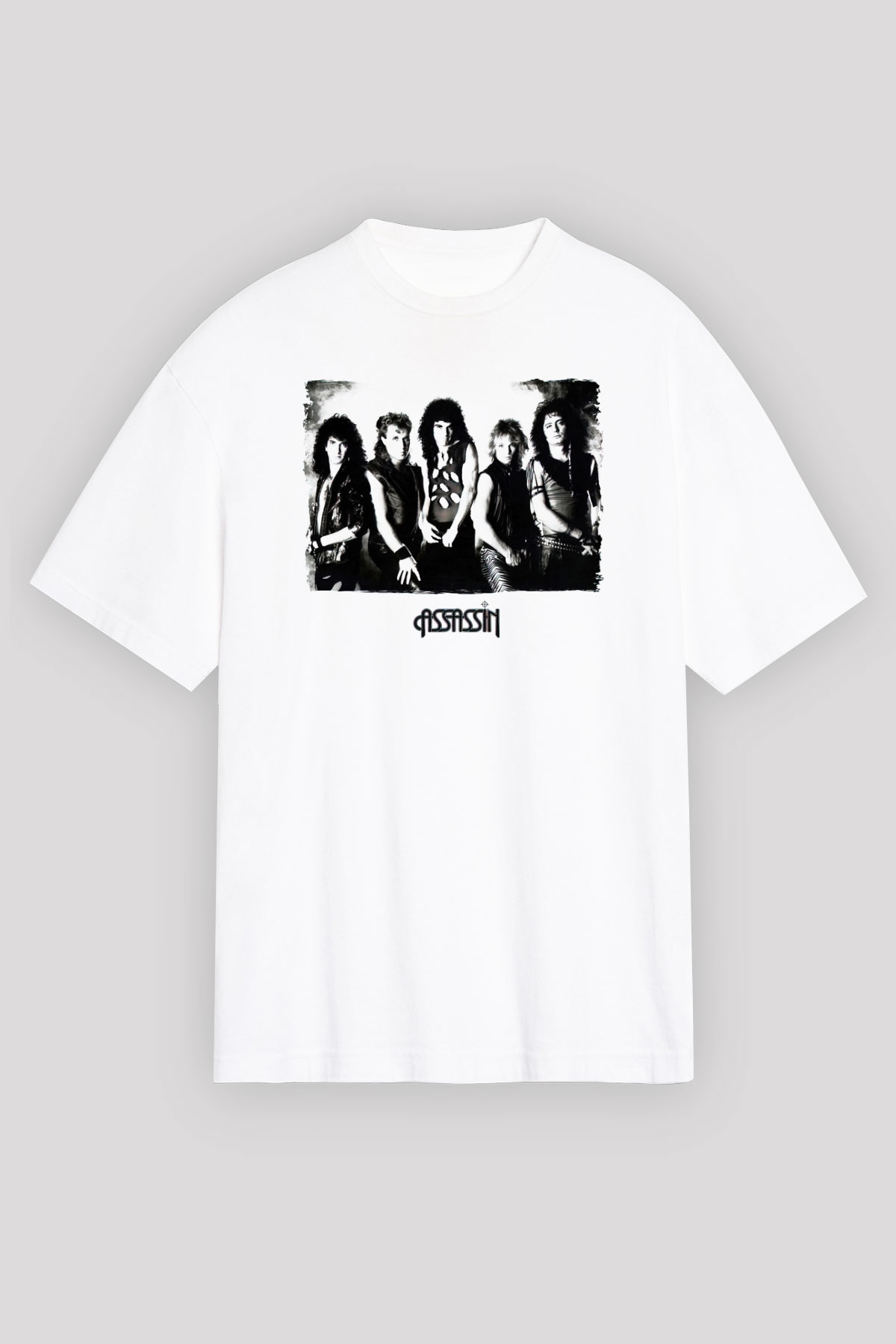 Assassin Beyaz Unisex Tişört T-Shirt - TişörtFabrikası