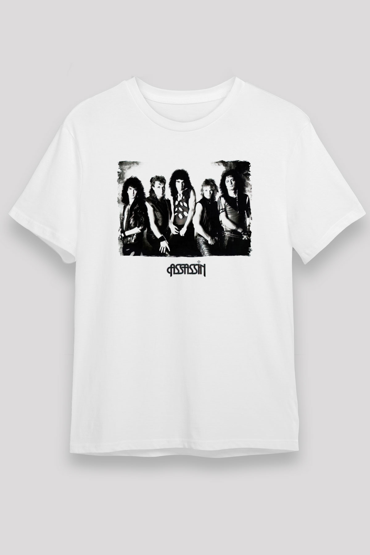 Assassin Beyaz Unisex Tişört T-Shirt - TişörtFabrikası