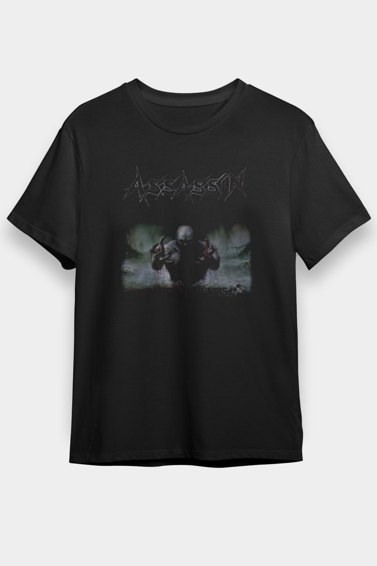 Assassin Siyah Unisex Tişört T-Shirt - TişörtFabrikası