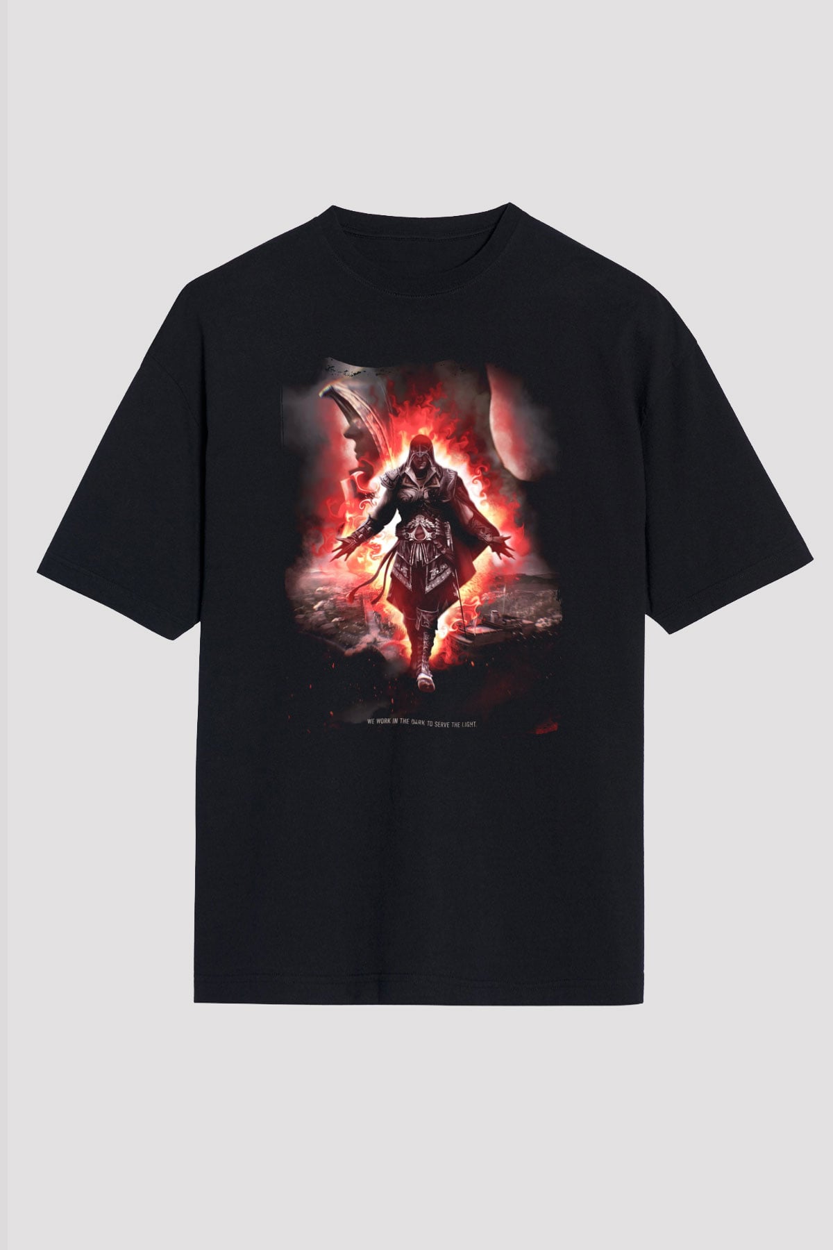 Assassin's Creed Siyah Unisex Tişört T-Shirt
