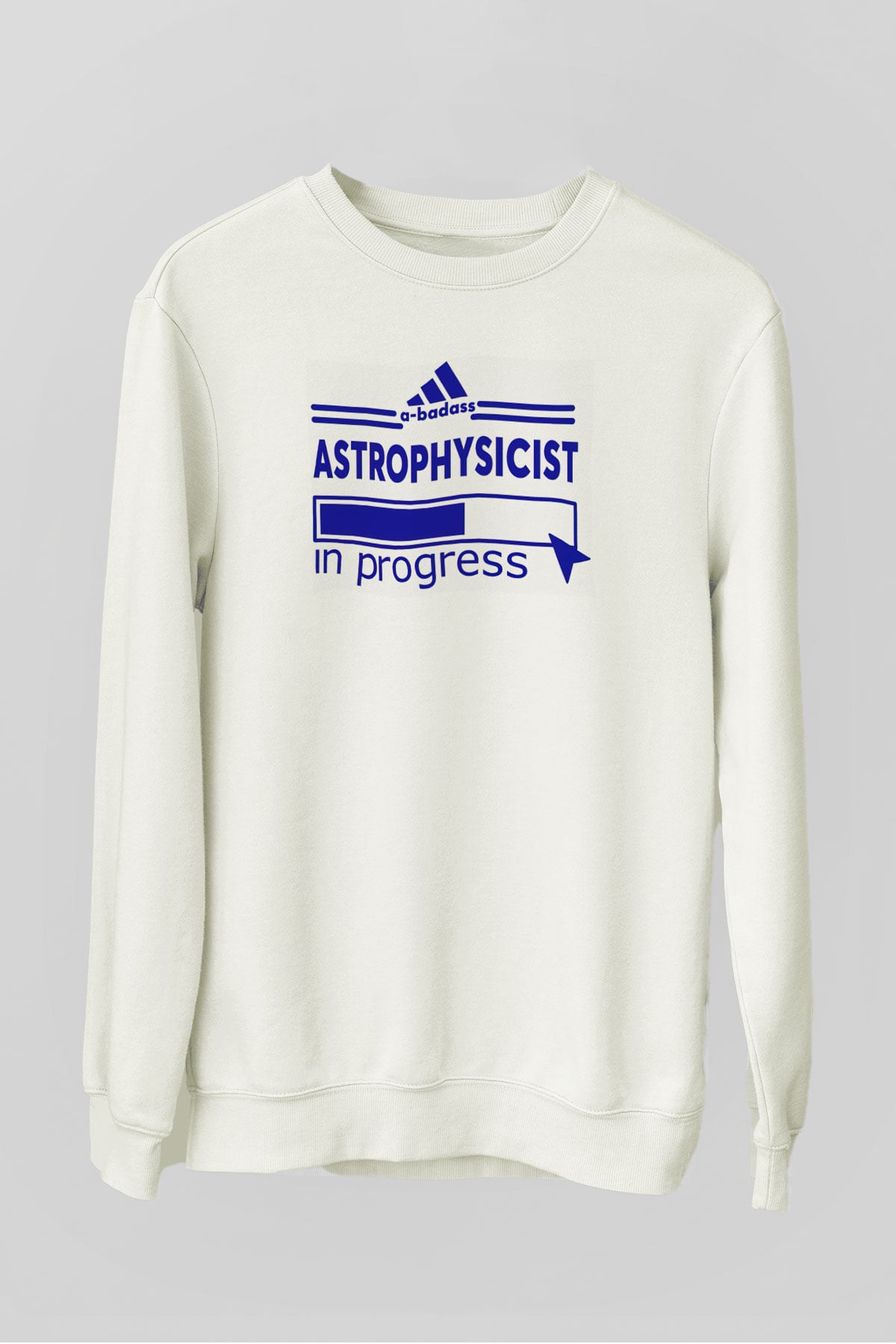 Astrofizikçi Beyaz Unisex Sweatshirt
