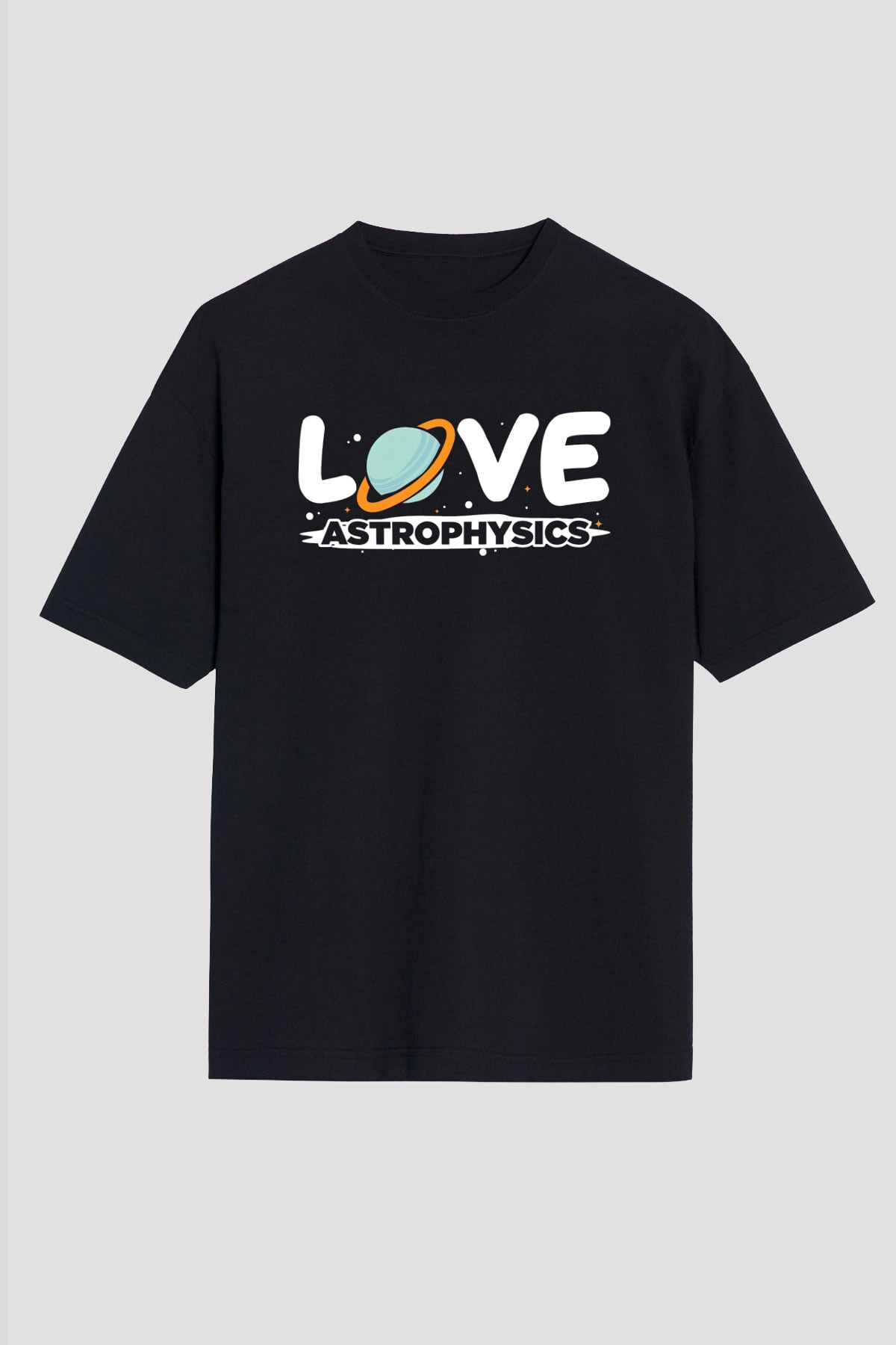 Astrofizikçi Siyah Unisex Tişört T-Shirt - TişörtFabrikası