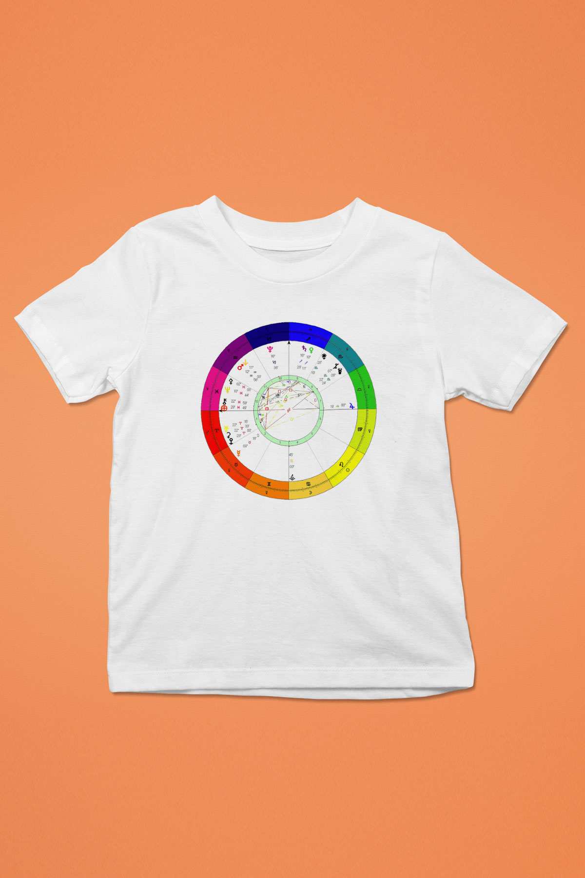 Astrolog Baskılı Beyaz Unisex Çocuk Tişört