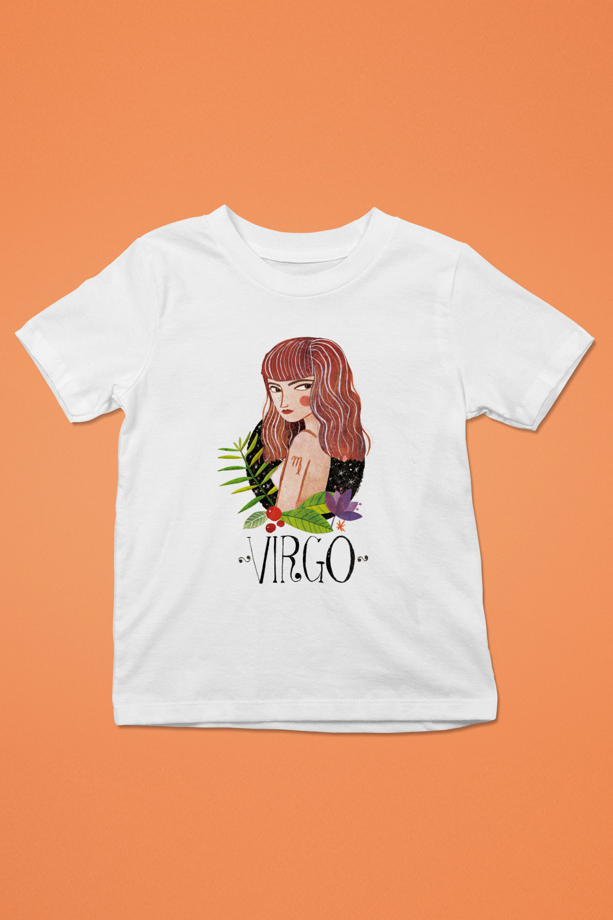 Astrolog Baskılı Beyaz Unisex Çocuk Tişört