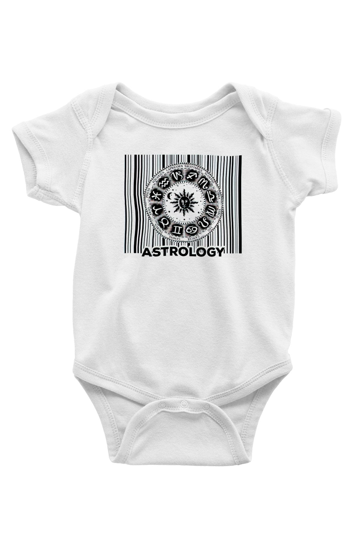 Astrolog Beyaz Bebek Body - Zıbın
