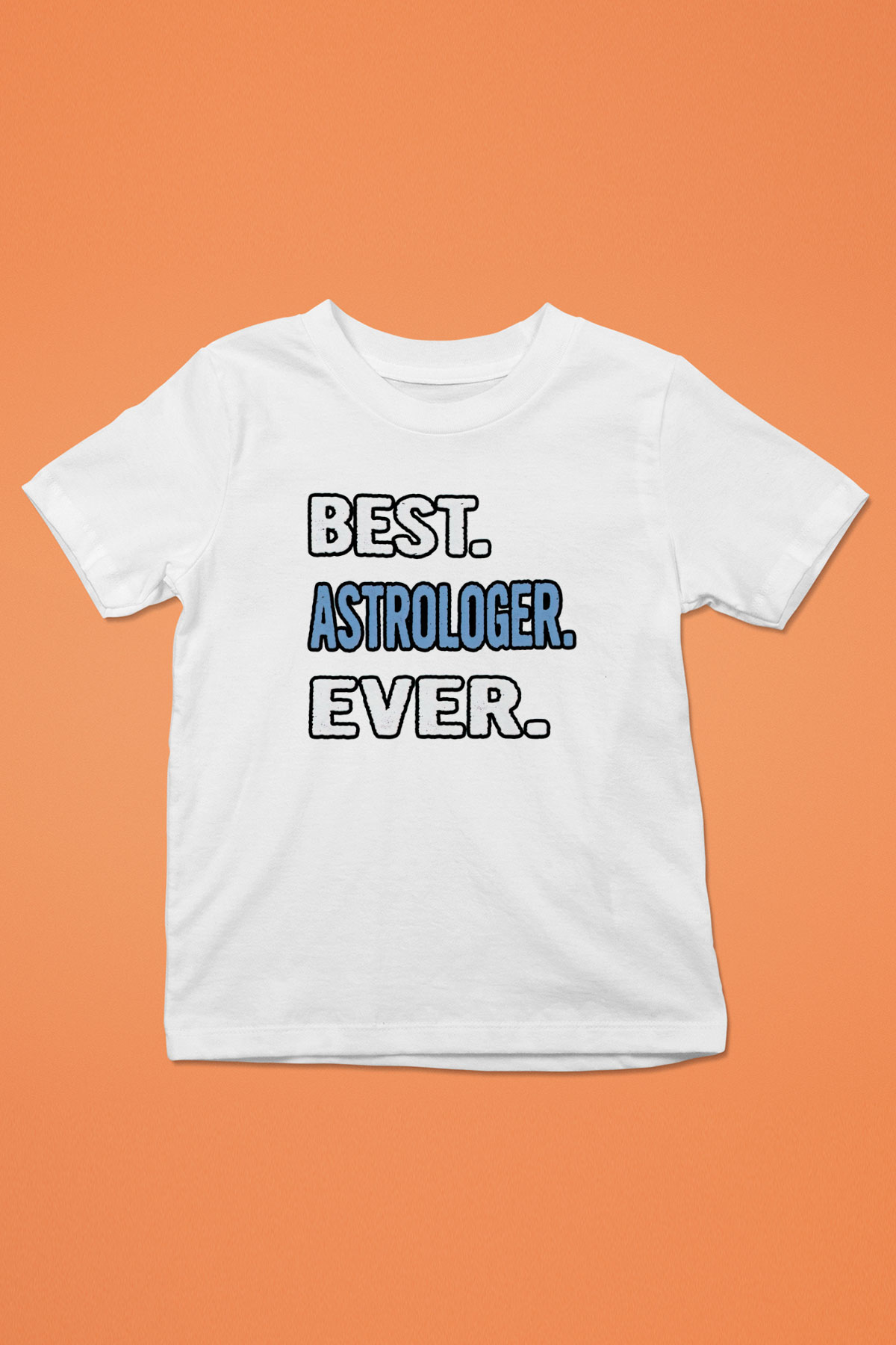 Astrolog Beyaz Unisex Çocuk Tişört