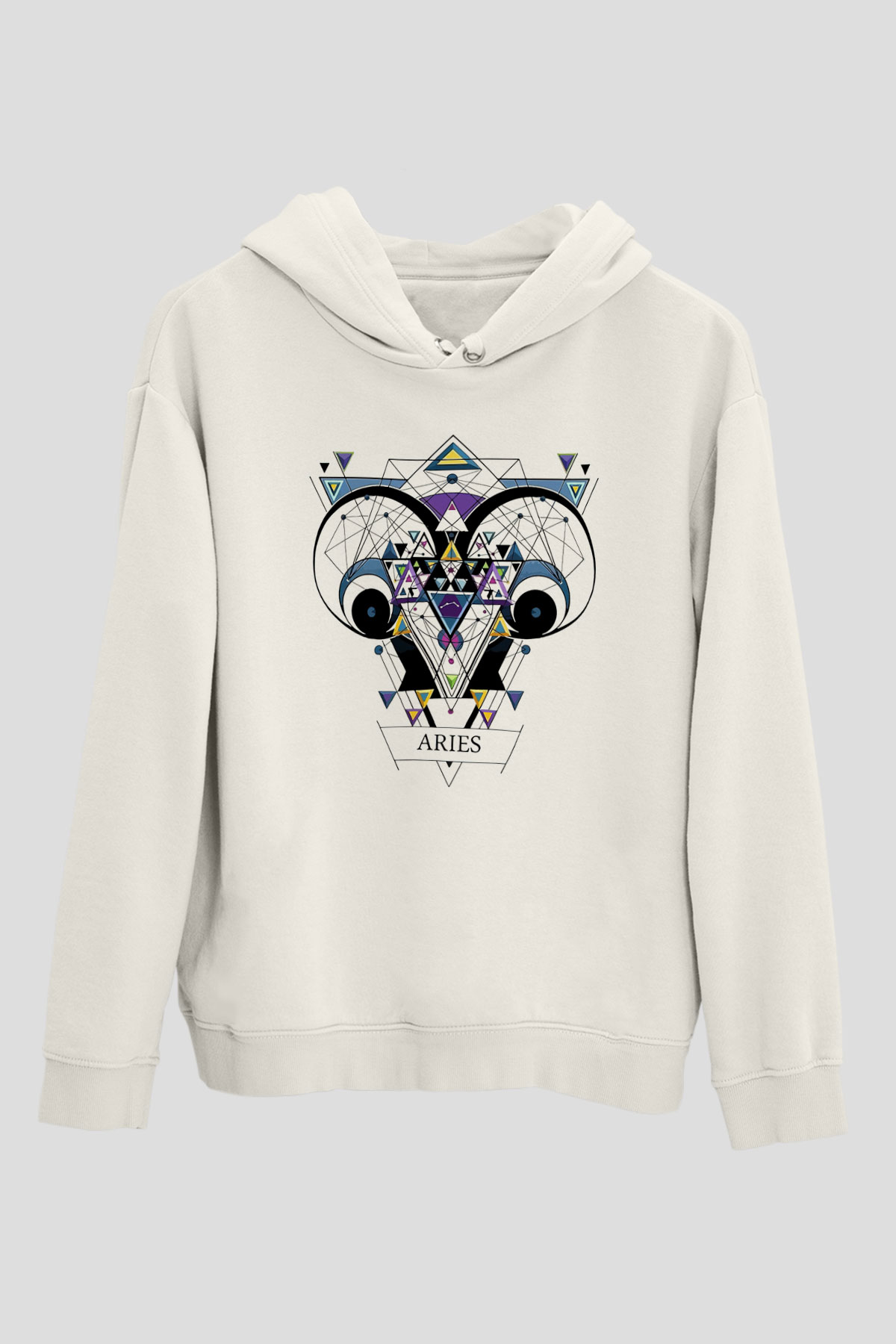 Astrolog Beyaz Unisex Hoodie
