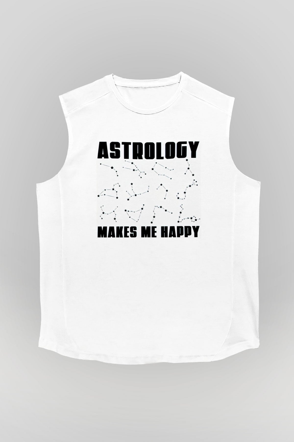 Astrolog Beyaz Unisex Kolsuz Tişört