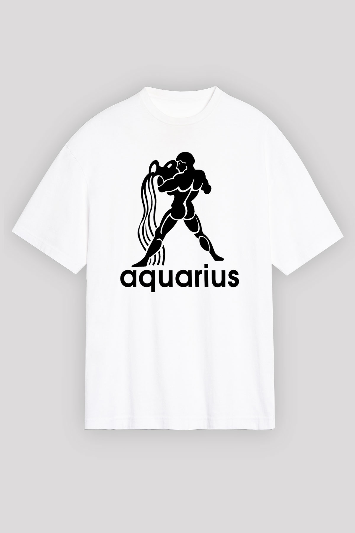 Astrolog Beyaz Unisex Oversize Tişört T-Shirt