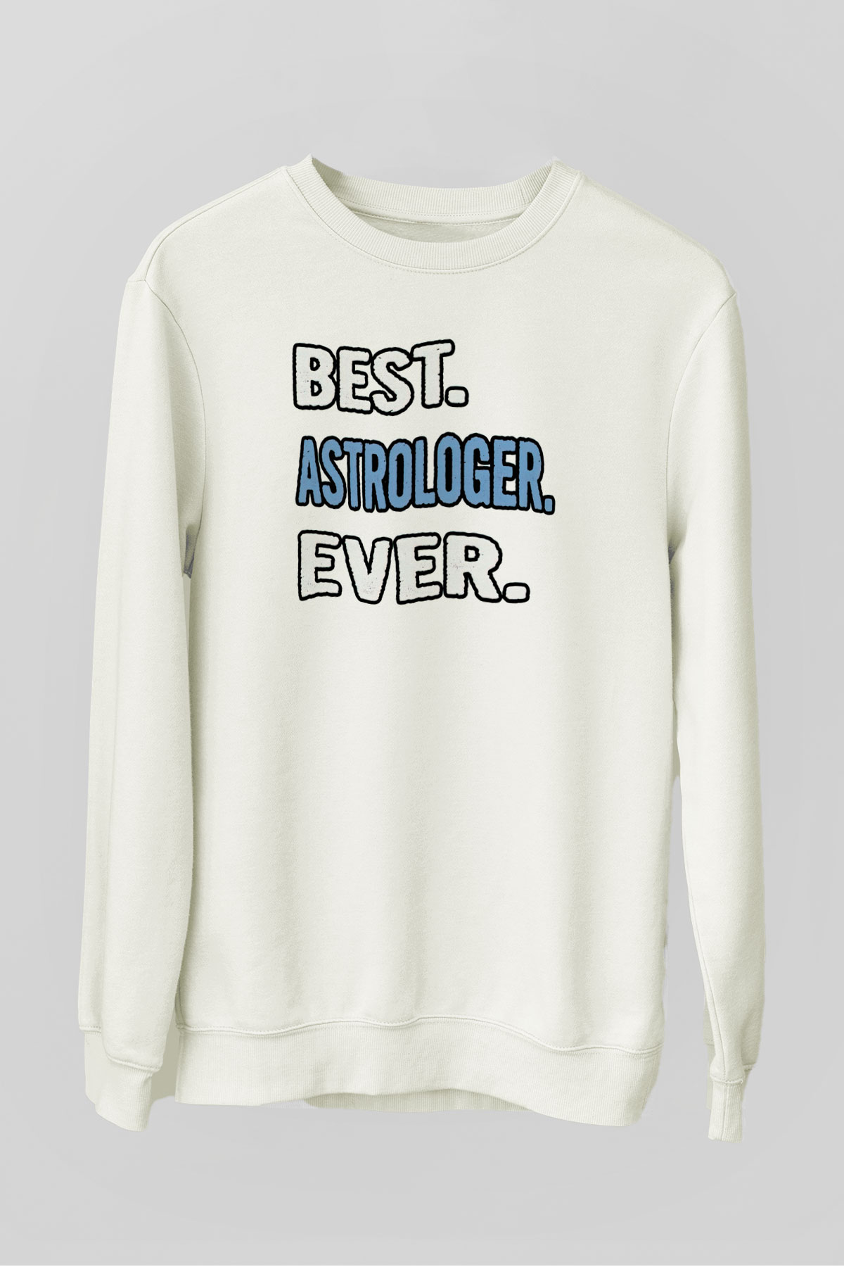 Astrolog Beyaz Unisex Sweatshirt