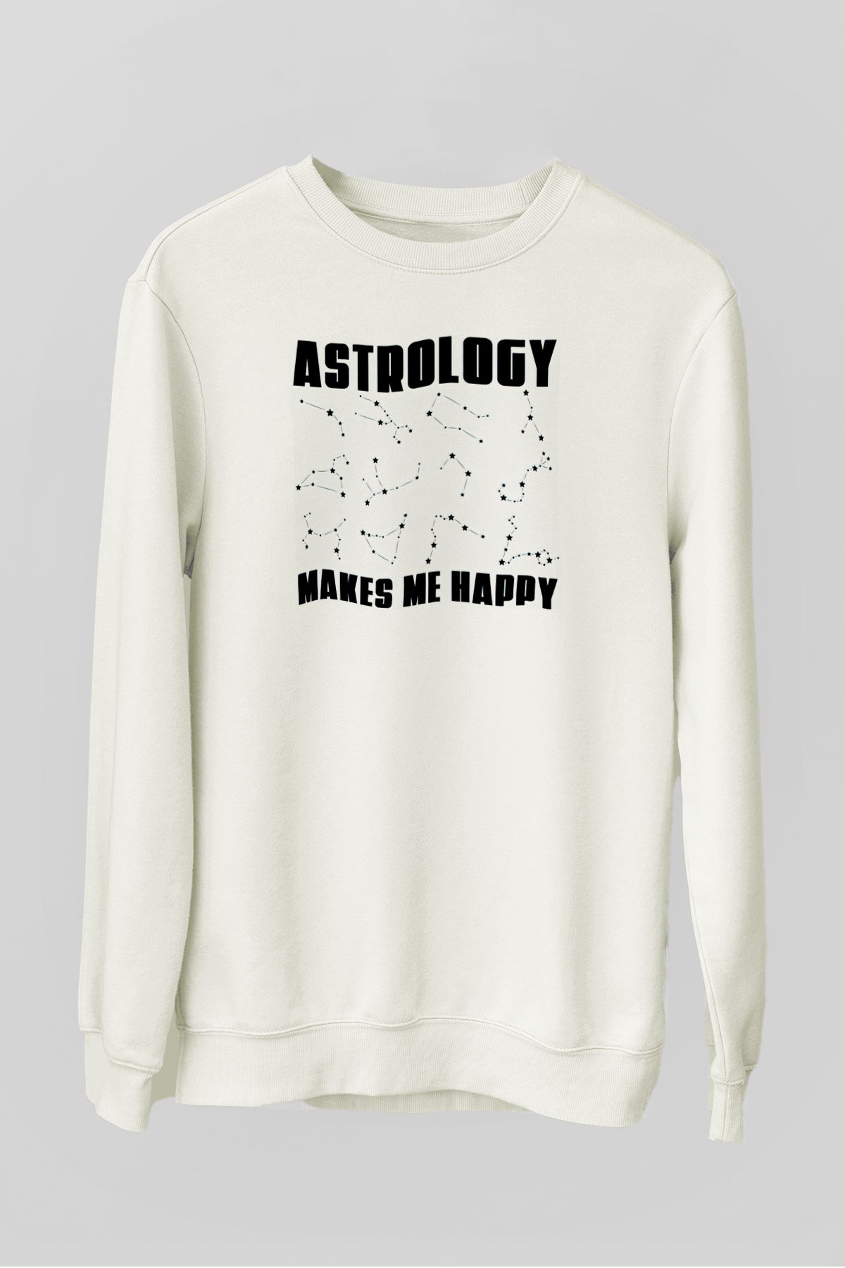 Astrolog Beyaz Unisex Sweatshirt