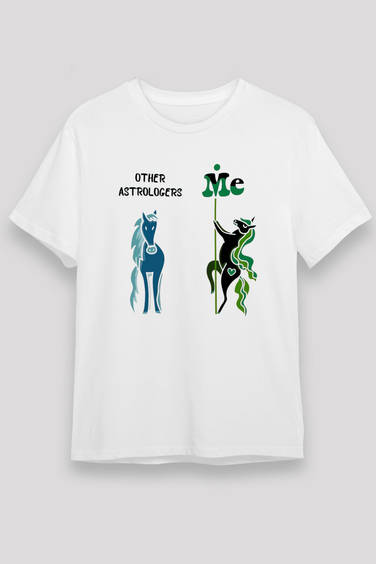 Astrolog Beyaz Unisex Tişört T-Shirt - TişörtFabrikası
