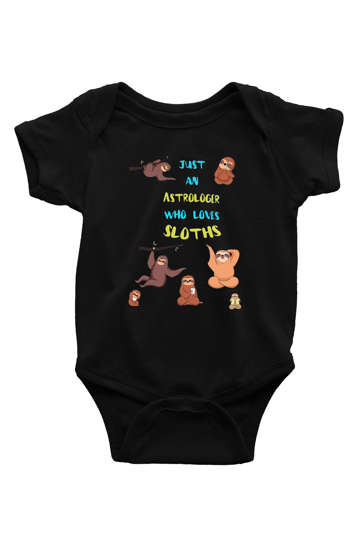Astrolog Siyah Bebek Body - Zıbın