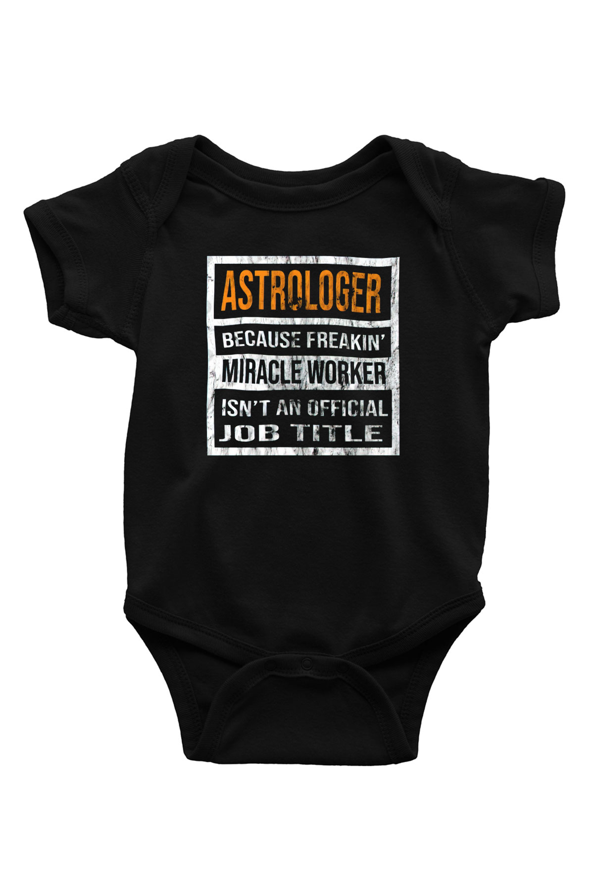 Astrolog Siyah Bebek Body - Zıbın