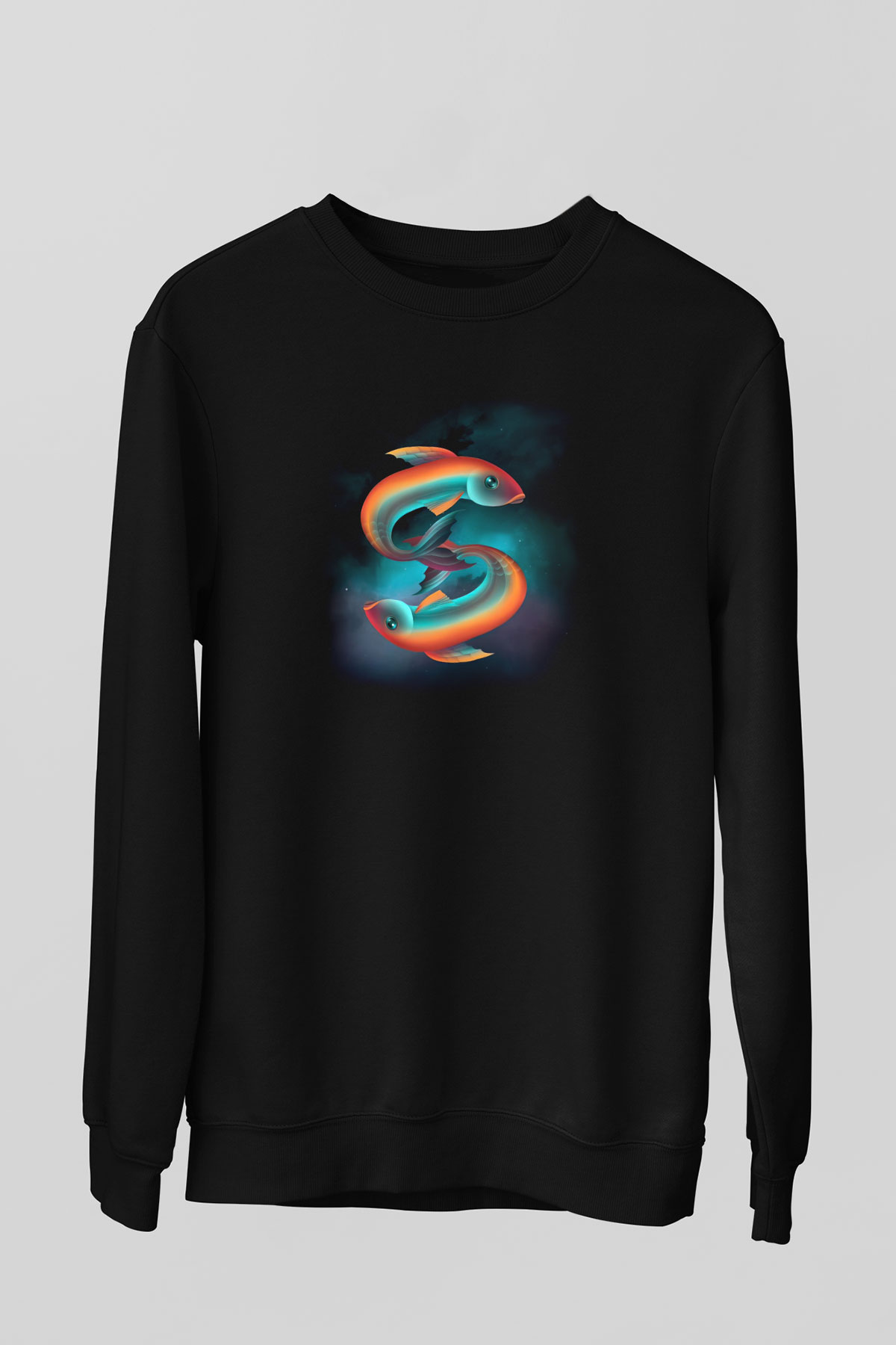 Astrolog Siyah Unisex Sweatshirt