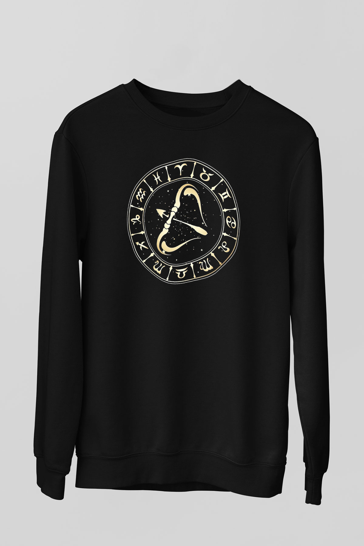Astrolog Siyah Unisex Sweatshirt