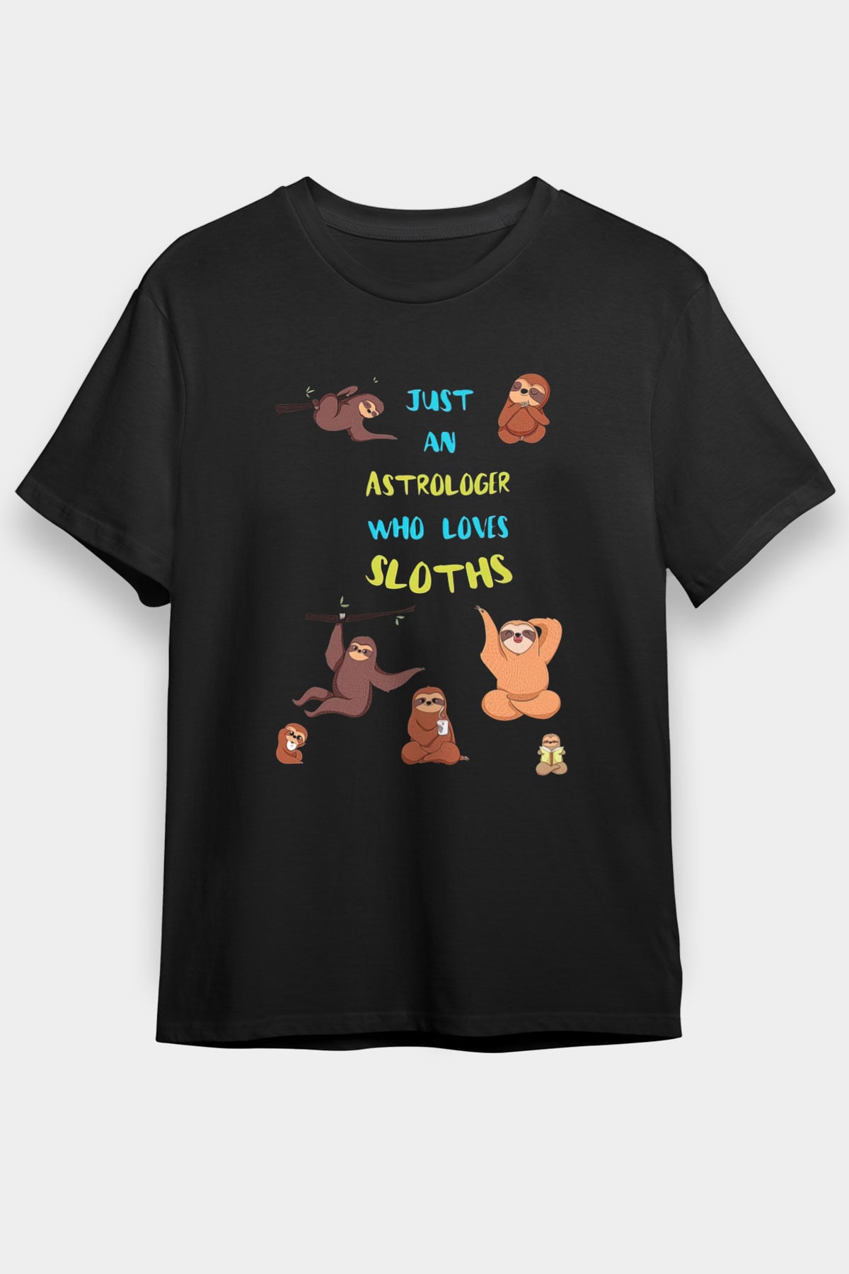 Astrolog Siyah Unisex Tişört T-Shirt - TişörtFabrikası