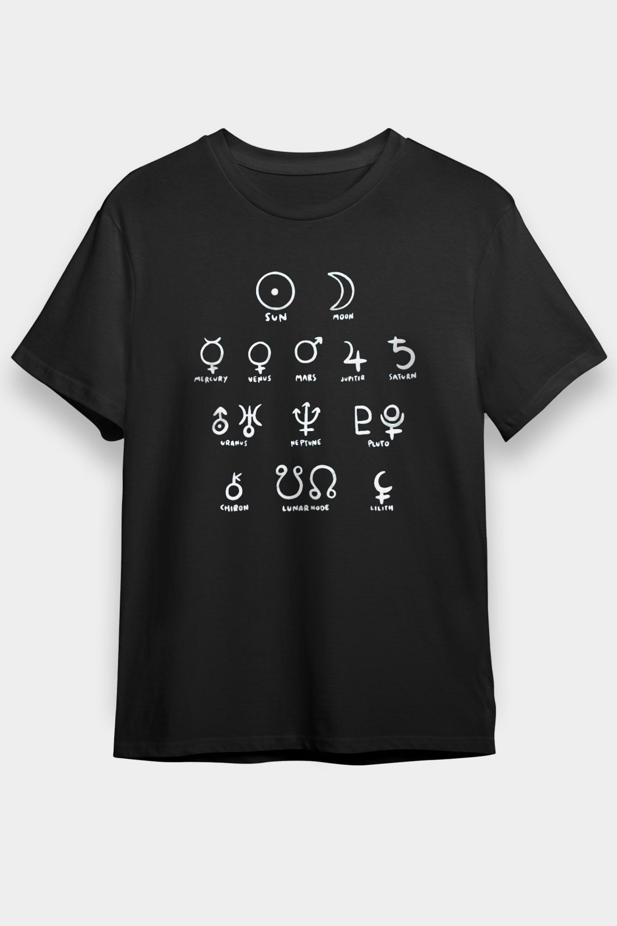 Astrolog Siyah Unisex Tişört T-Shirt - TişörtFabrikası