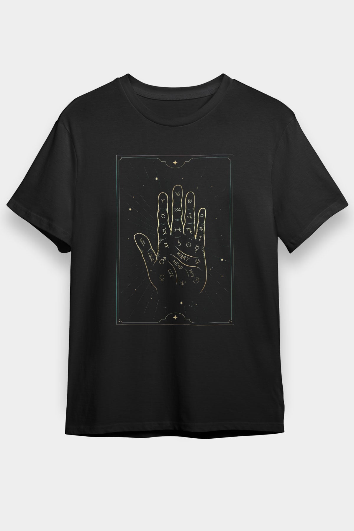 Astrolog Siyah Unisex Tişört T-Shirt - TişörtFabrikası