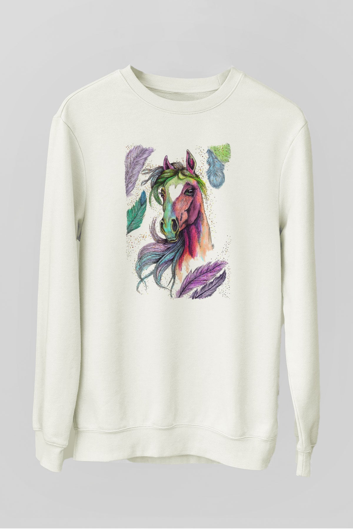 At Beyaz Unisex Sweatshirt