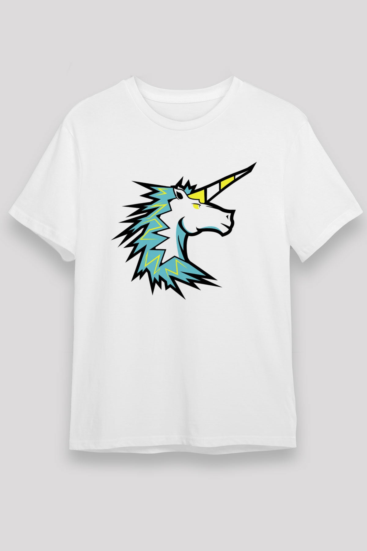 At Beyaz Unisex Tişört T-Shirt - TişörtFabrikası
