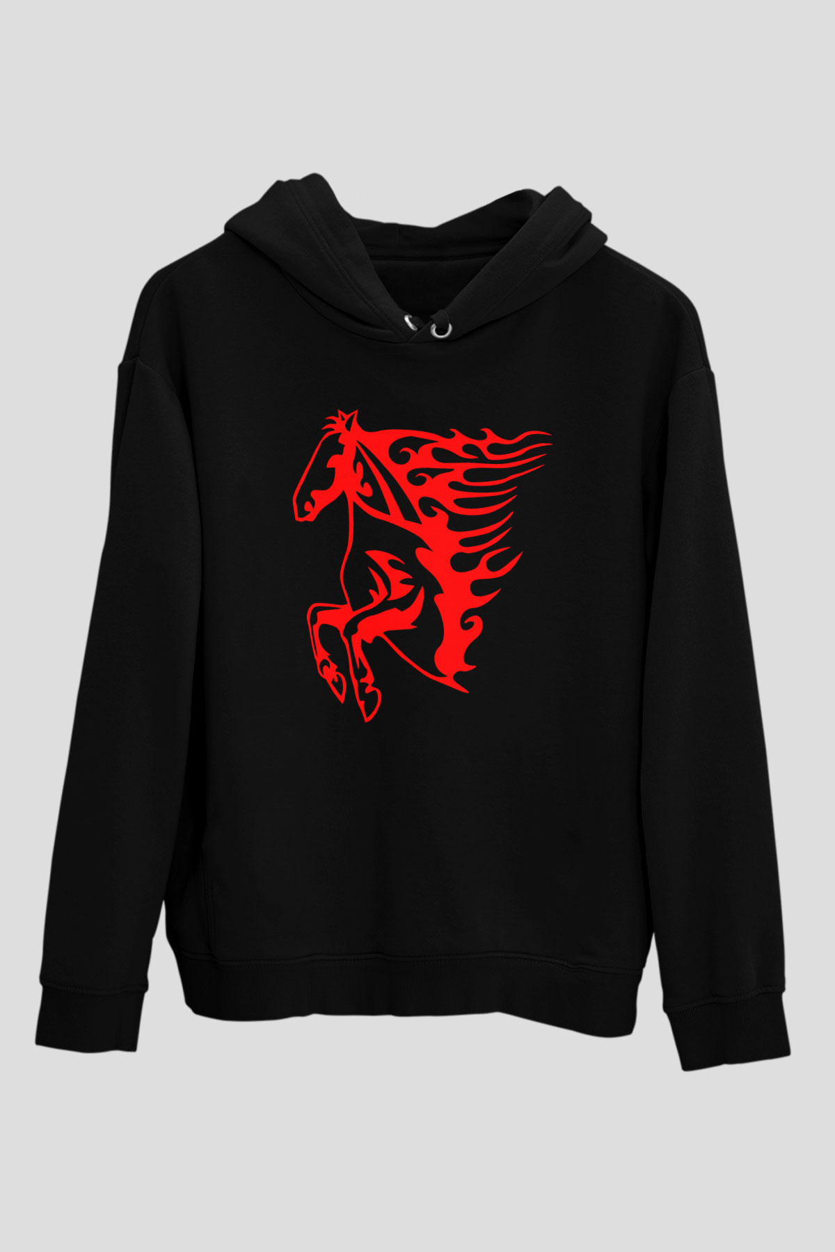 At Siyah Unisex Hoodie