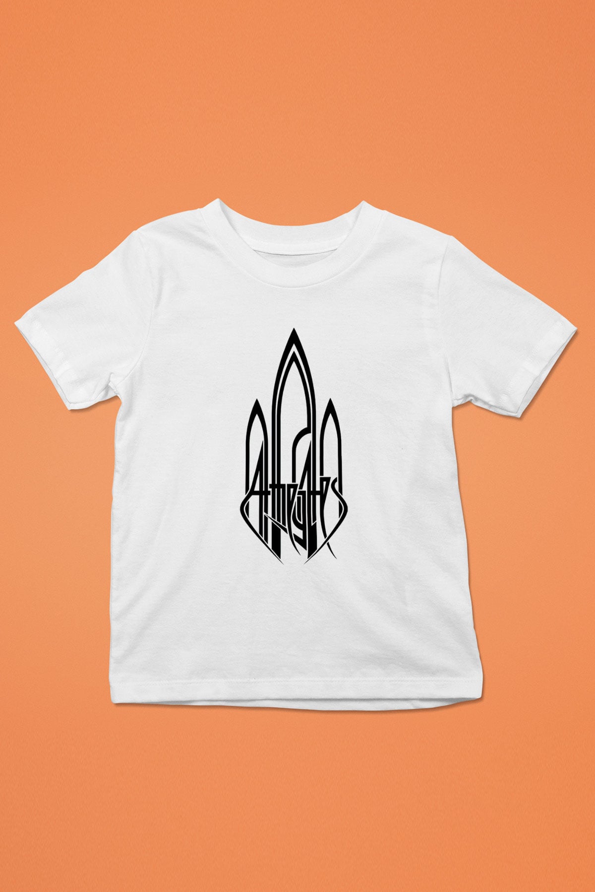 At The Gates Baskılı Beyaz Unisex Çocuk Tişört