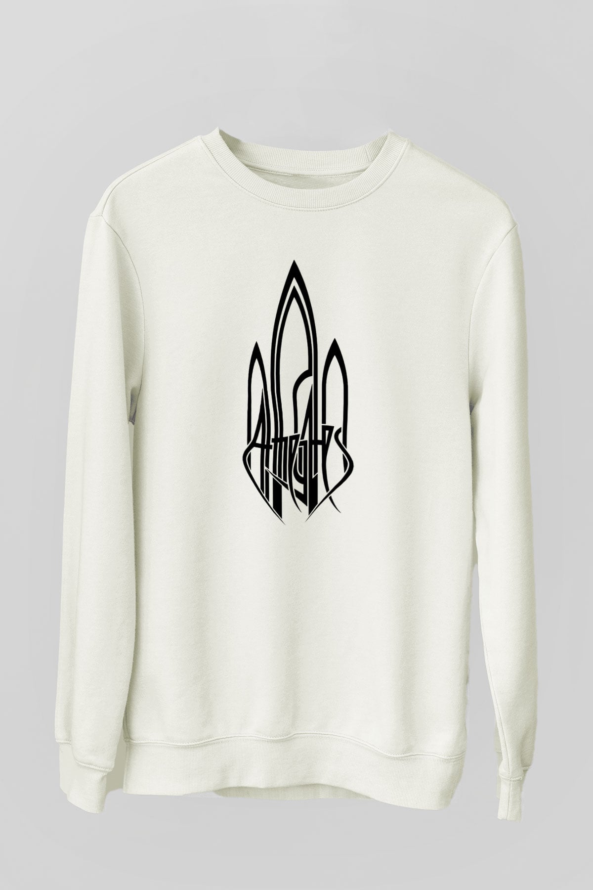 At The Gates Beyaz Unisex Sweatshirt