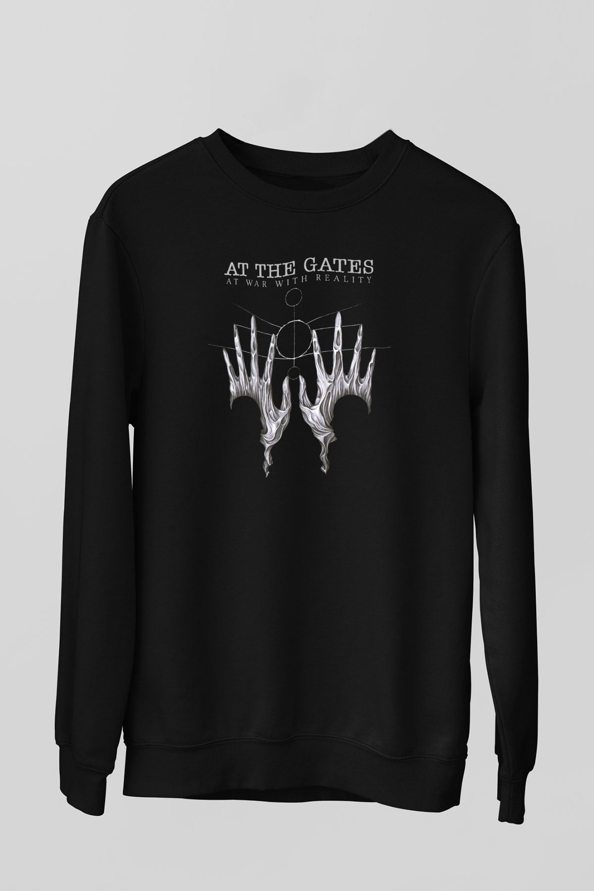 At The Gates Siyah Unisex Sweatshirt