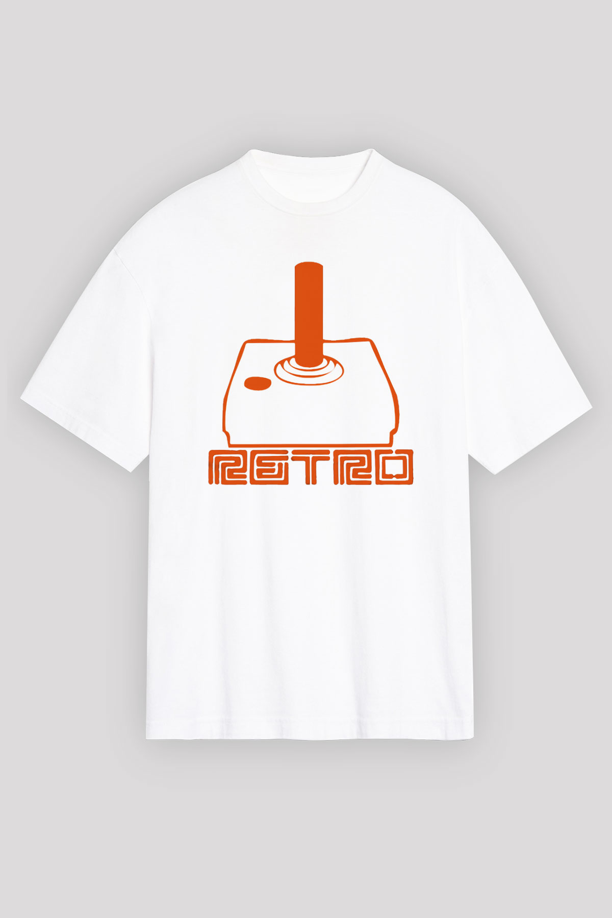 Atari Beyaz Unisex Oversize Tişört T-Shirt