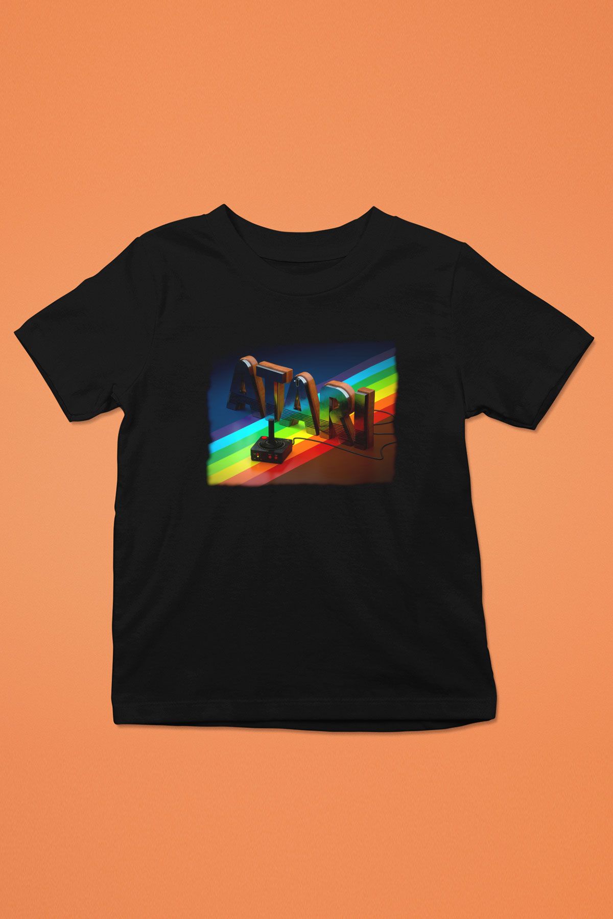 Atari Siyah Unisex  Çocuk Tişört