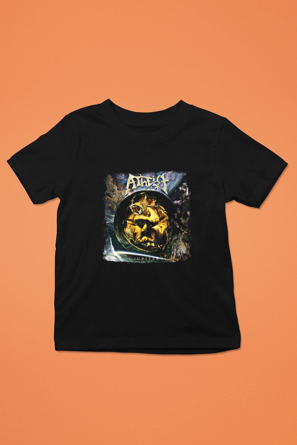 Atheist Baskılı Unisex Siyah Çocuk Tişört
