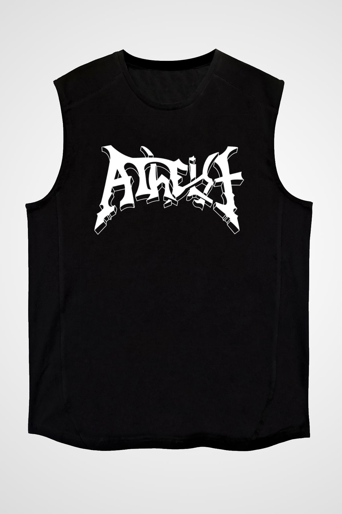 Atheist Siyah Unisex Kolsuz Tişört